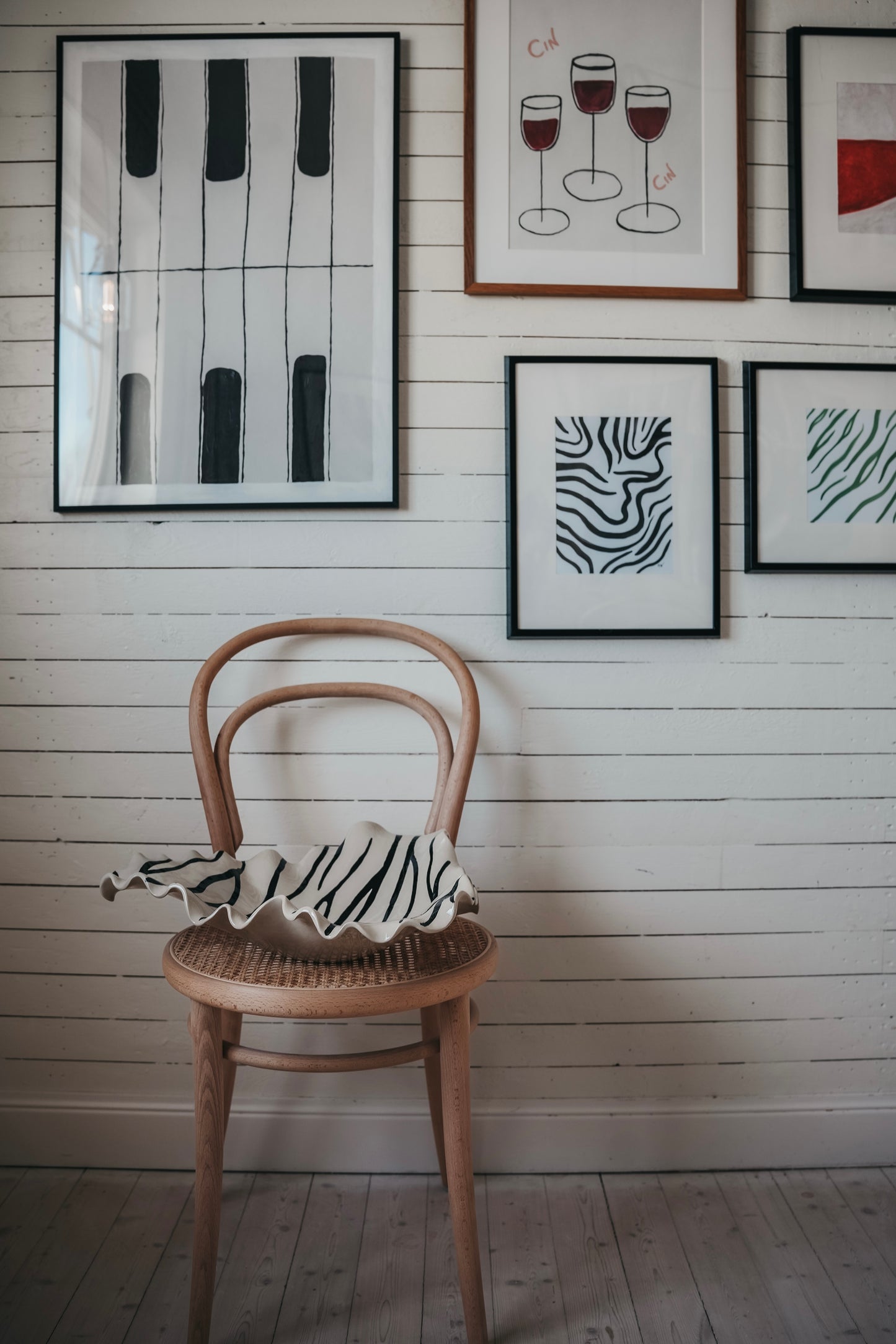 Wabi-sabiskål Zebra