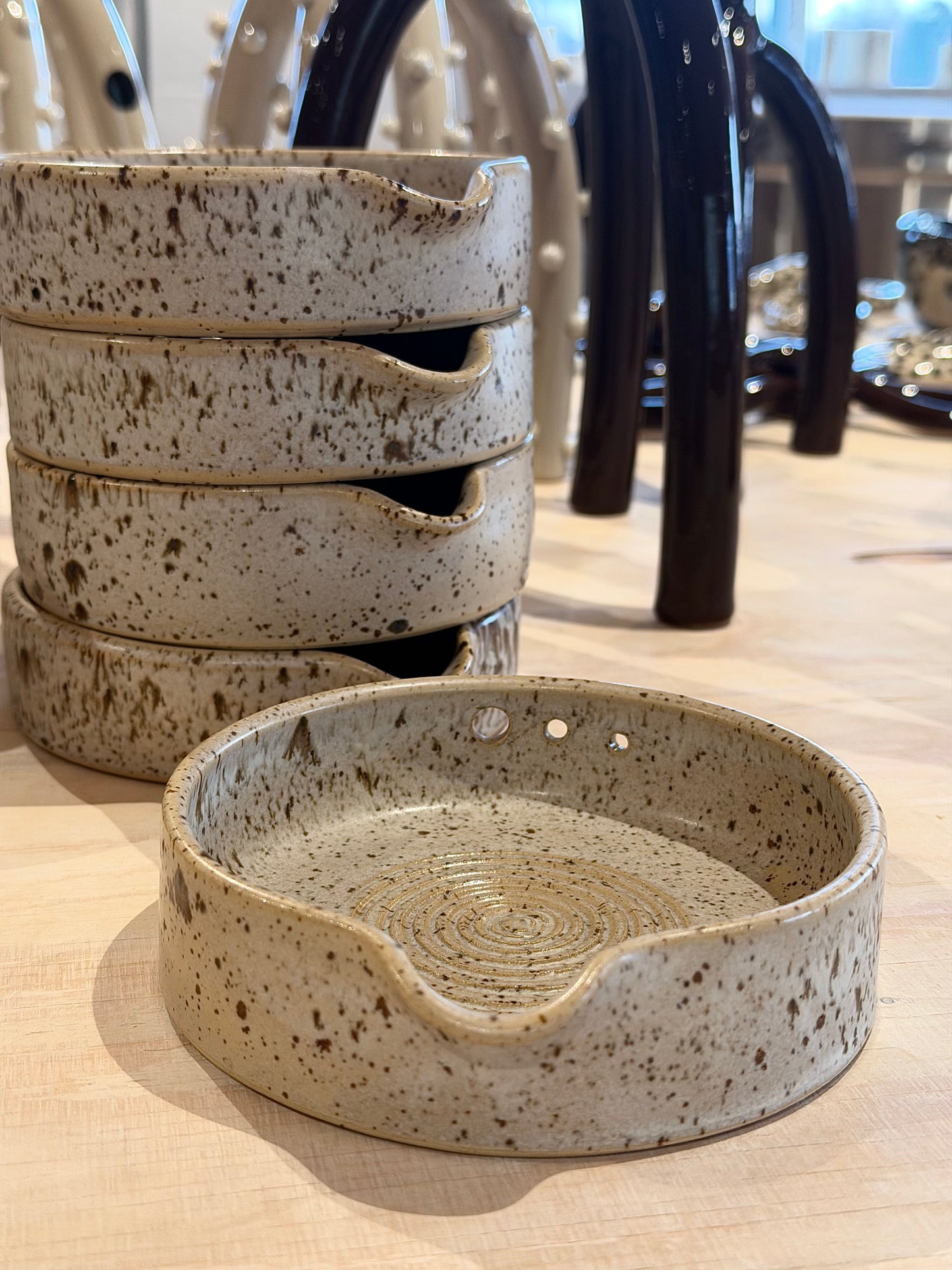 Minispillkum med riv- & repfunktion