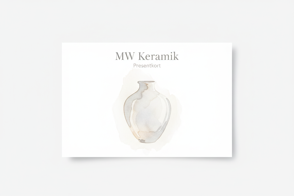 MW keramik Presentkort
